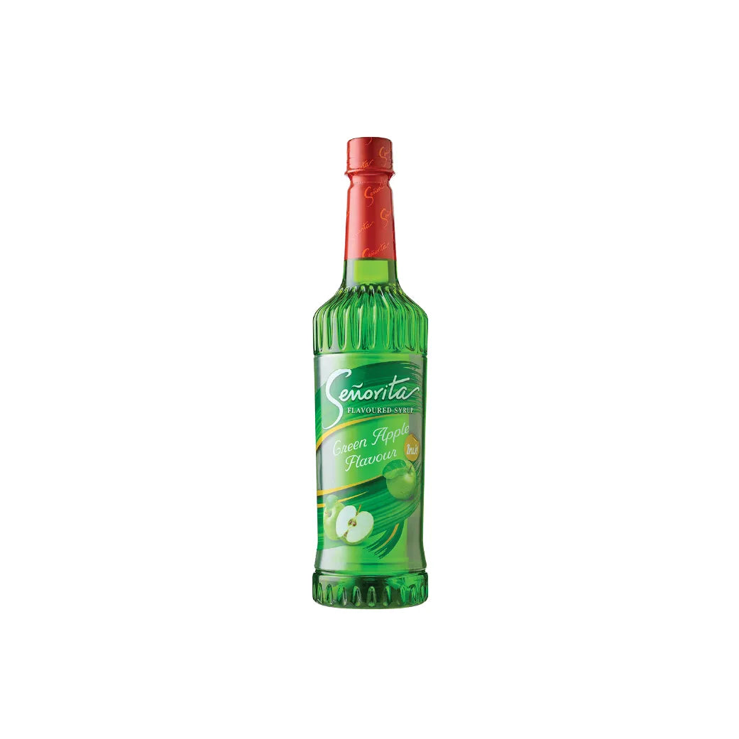 Senorita Syrup Green Apple Flavoured . X 1 750ml