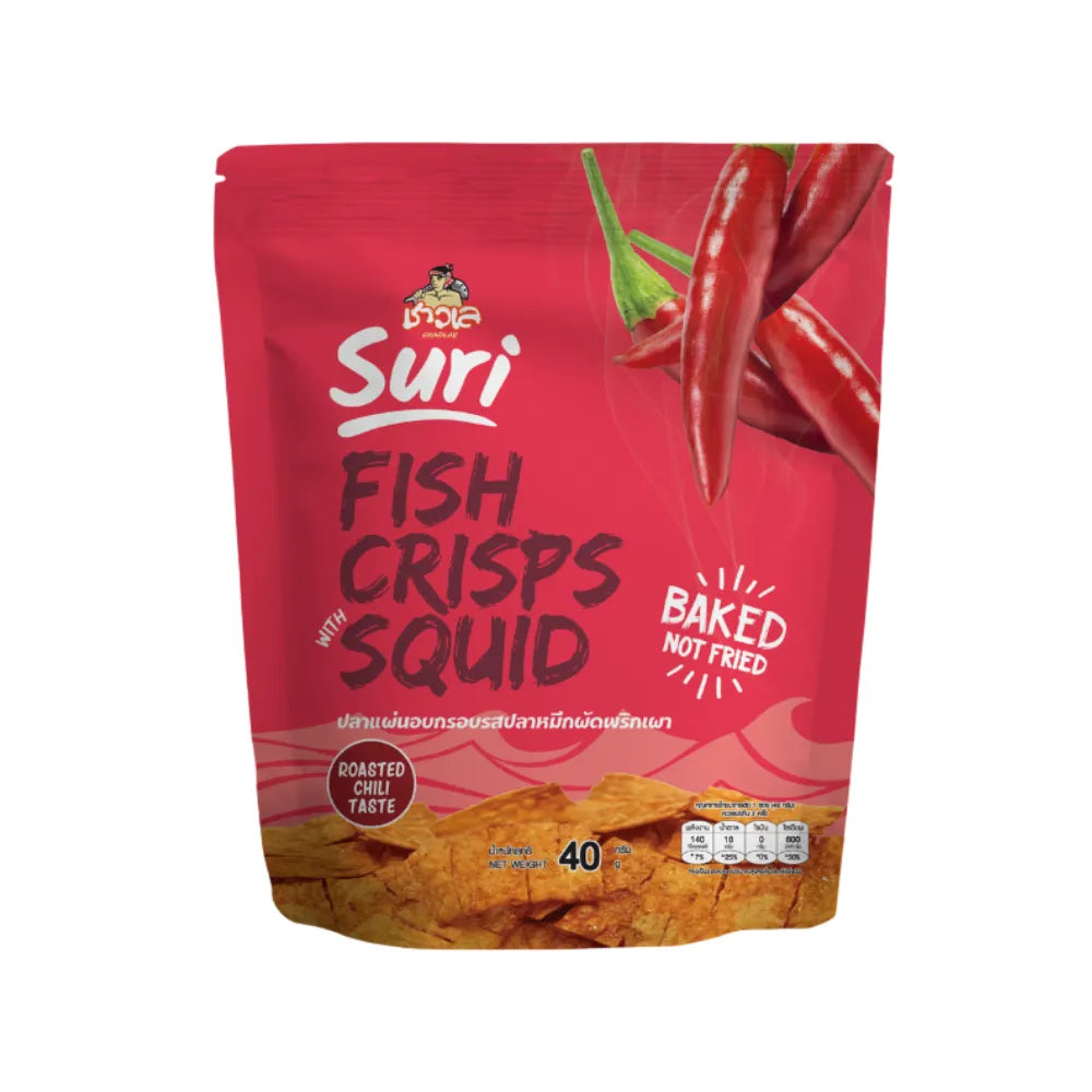 Chaolay Fish Crisps With Squid 40g x24