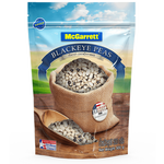 Cooked McGarrett Black Eye Peas in a bowl, showcasing their black and white speckled appearance, ideal for healthy grocery meals.