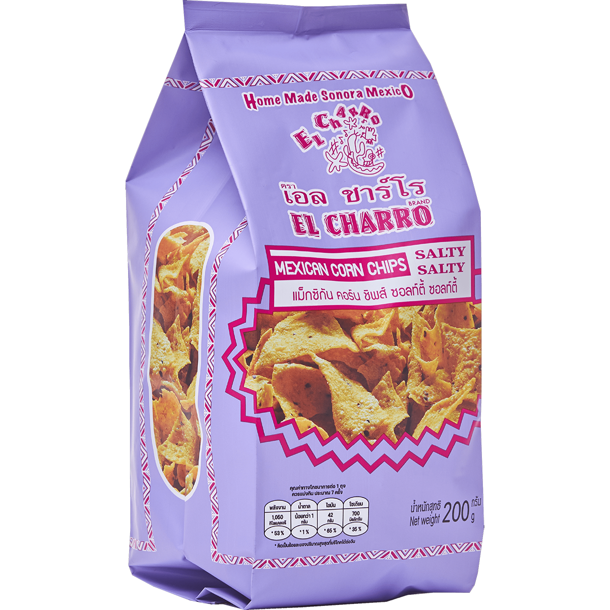 El Charro Mexican Corn Chips Salty Salty
