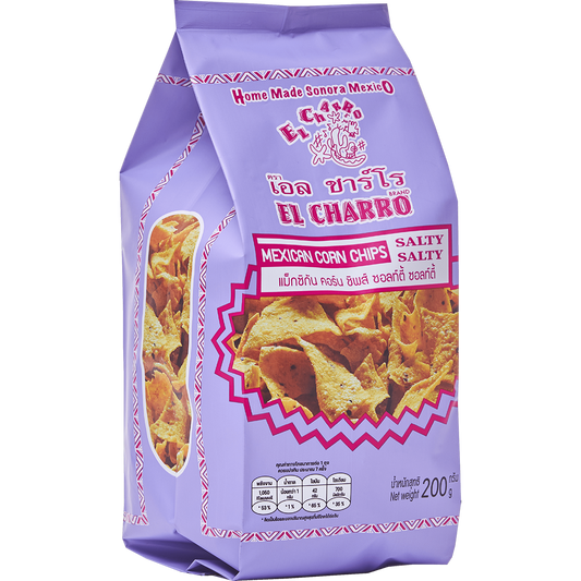 El Charro Mexican Corn Chips Salty Salty