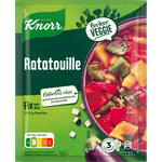 Knorr Fix Ratatouille Sauce packet showing colorful vegetable ingredients and branding for flavorful vegetable dish preparation.