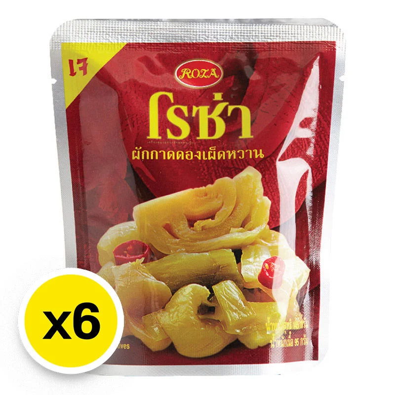 Roza Green Mustard Spicy Sweet 145g x6