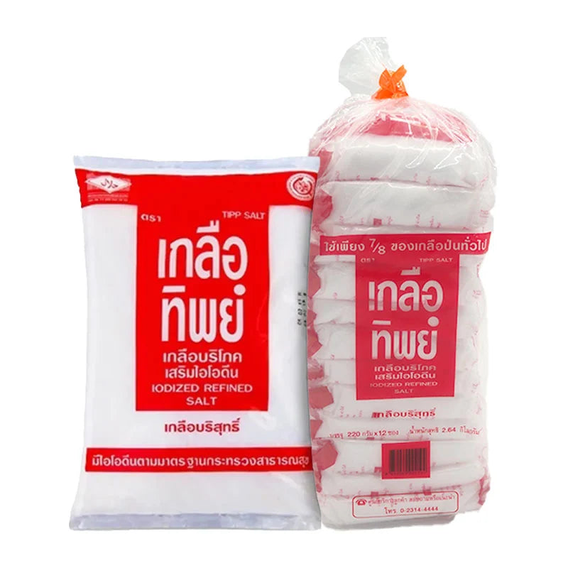 Thip Salt Iodized Refined Salt 220g x12