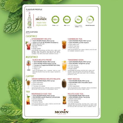 Monin Mojito Mint Syrup 700ml