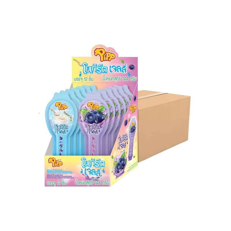 PIPP Pip Yogurt Jelly Stick Yogurt & Blueberry Flavor X 24 Packs