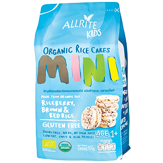 Allrite Kids Organic Rice Cakes Mini