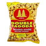 Pagoda Menglembu Groundnut Snack in a clear plastic bag, showcasing crunchy roasted groundnuts from the confectionery snack brand.