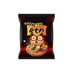 Nongshim Neoguri Angry Spicy Seafood Ramen noodles in package, dry grocery from the NONGSHIM brand with spicy seafood flavor
