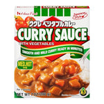 House Curry Sauce Vegetable M-Hot 200g package showing the dry curry mix with vegetables and spices in a sealed bag.