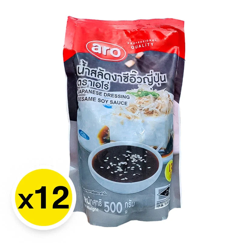ARO Japanese Dressing Sesame Soy Sauce 500g x12