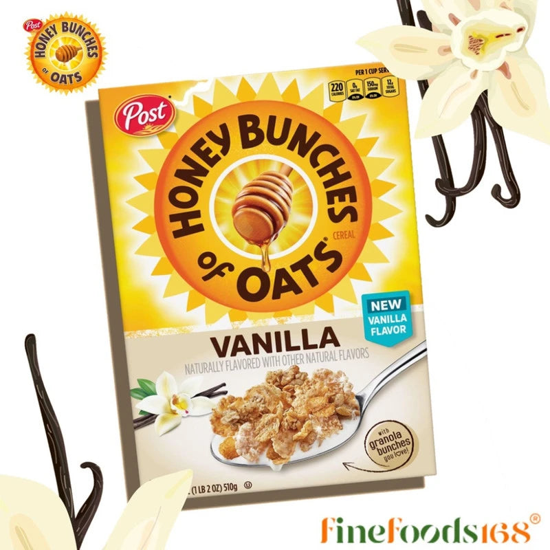 Post Honey Bunches Of Oats Vanilla 340g