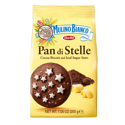 Barilla Mulino Bianco Pan Di Stelle Cocoa Biscuit And Iced Sugar