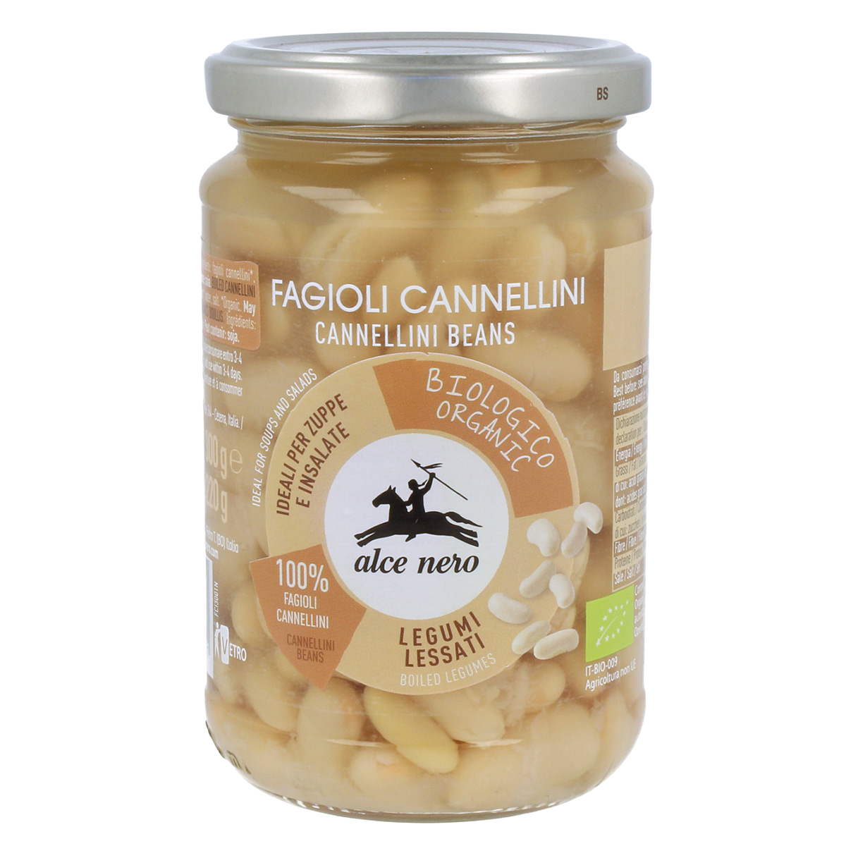 Alce Nero Organic Boiled Cannellini Bean