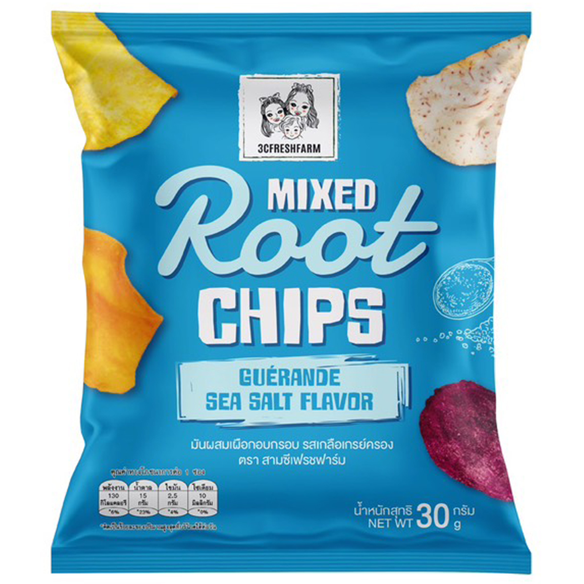 3c Freshfarm Mixed Root Chips Guer And Sea Salt