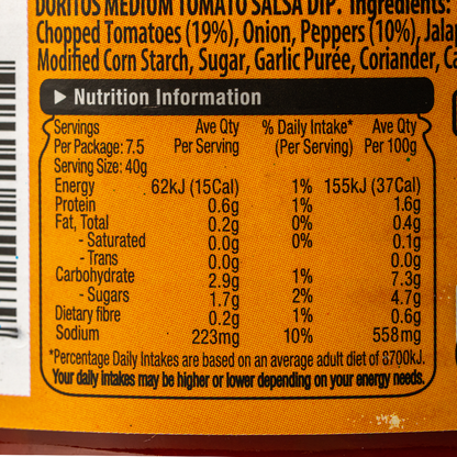 Doritos Medium Salsa Dip