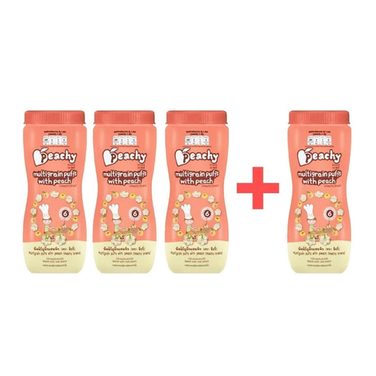 Peachy Buy 3 Get 1 Free Jars Of Cereal Puff Snacks Plus Jar