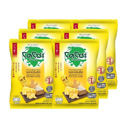 DOZO Crispy Japanese Rice Snack Corn Cheese Flavor 56g x6