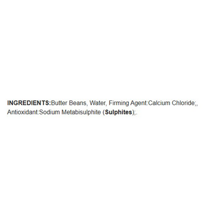 Sainsbury's Butter Beans In Water