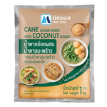 MITR PHOL cane sugar mixed with coconut in 1kg pack, dry grocery product, showing the sugar and shredded coconut blend.