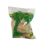 Khun JA coconut palm sugar 1kg in a clear bag, dry grocery product with brown, granular sugar suitable for baking and cooking.