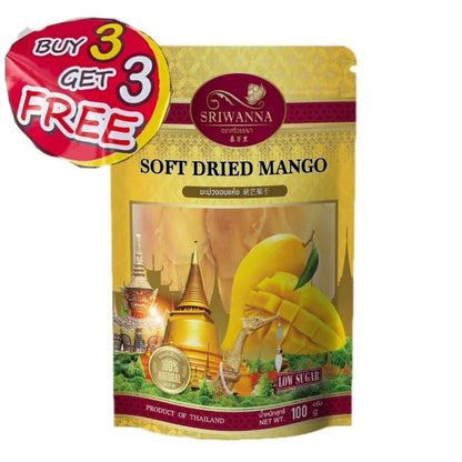 Sriwanna Soft Dried Mango Buy 3 Get Free 100g