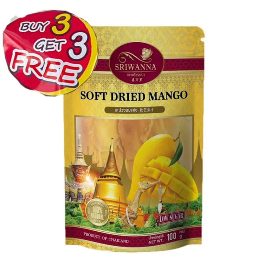 Sriwanna Soft Dried Mango Buy 3 Get Free 100g