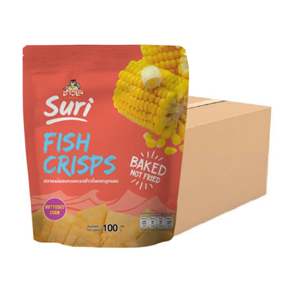 CHAOLAY Fish Crisps (buttered Corn) (box) 100g x12