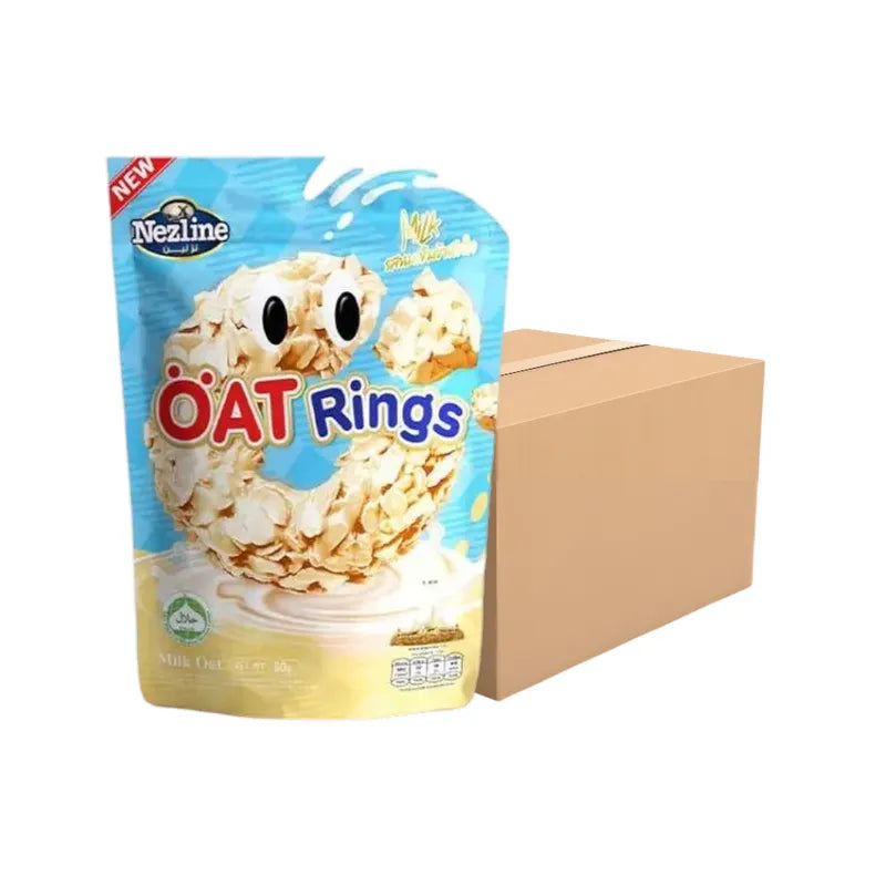 Nezline Oat Rings In 3 Flavors Snacks Milk Flavor 60g