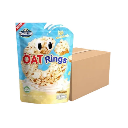 Nezline Oat Rings In 3 Flavors Snacks Milk Flavor 60g