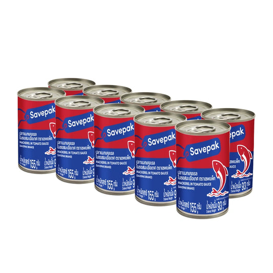 SAVEPAK Mackerel In Tomato Sauce 155g x10