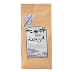 Aroma Kenya Medium drink in a clear glass, showcasing its rich, amber-colored liquid and refreshing appearance.