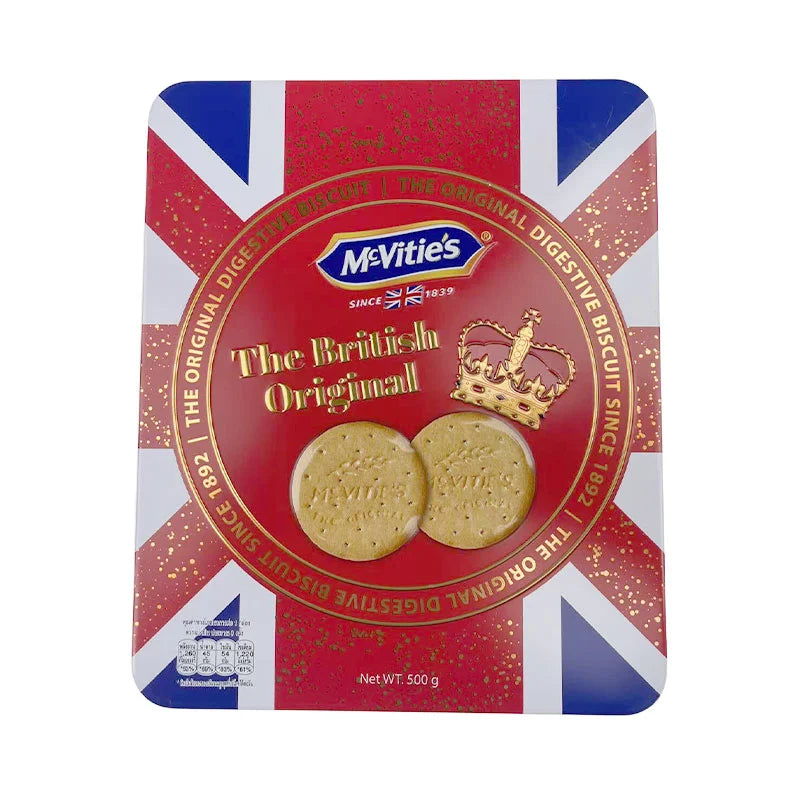 Mcvitie's Mcvities Biscuit Digestives Original Gift Tin 500g