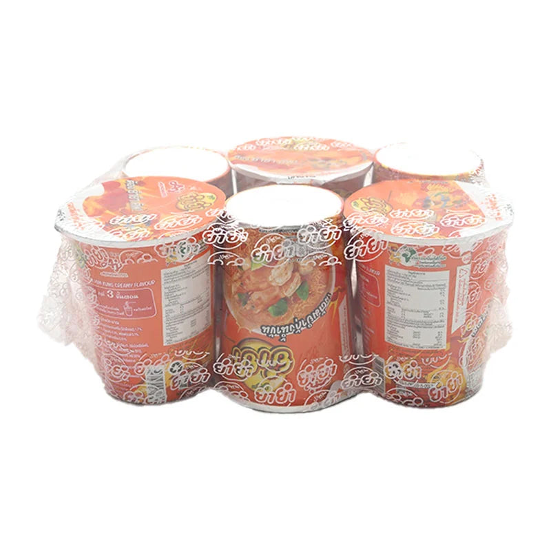 Yumyum Cup Instant Noodles Tom Yum Kung Creamy 60g x6