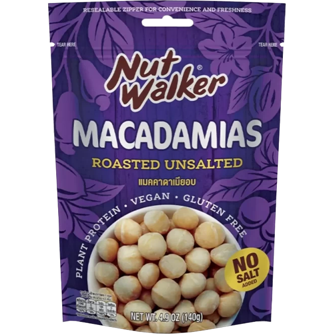 Nut Walker Roasted Unsalted Macadamias
