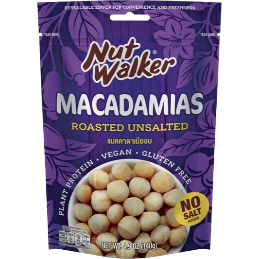 Nut Walker Roasted Unsalted Macadamias