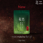 Mini Oriental Speedbar by Peace Mini Matcha drink in 50g package, showcasing vibrant green matcha powder in a small container.