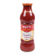 Canned MUTTI Tomato Puree 700g jar with bright red tomato puree inside, labeled with MUTTI branding and product details.
