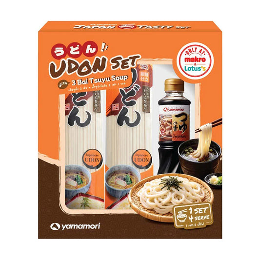 YAMAMORI Udon Set .x2 With 3 Bai Tsuyu Soup 200g