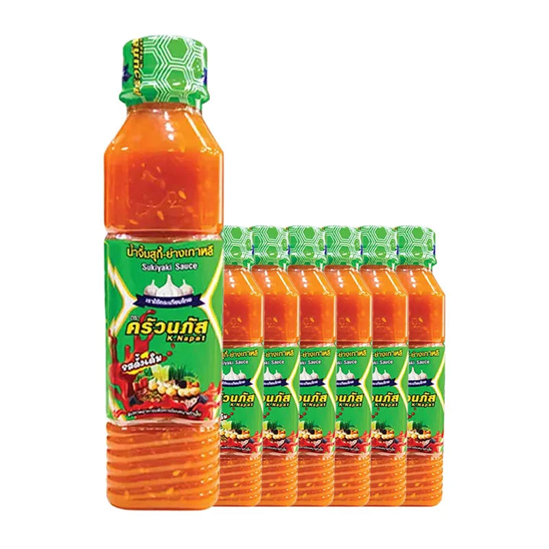 KRUANAPAT Original Suki Sauce 280g bottle with label, showcasing the authentic Thai sauce for dipping or cooking.