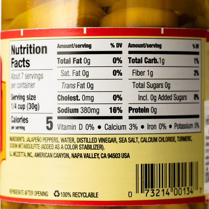 Mezzetta Deli Sliced Hot Jalapeno Pepper