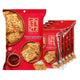 Chao Sua spicy pork floss rice cracker pack, six 30g bags, crispy snack with spicy pork flavor in colorful packaging.