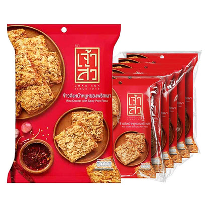 Chao SUA Rice Cracker With Spicy Pork Floss 30g x6