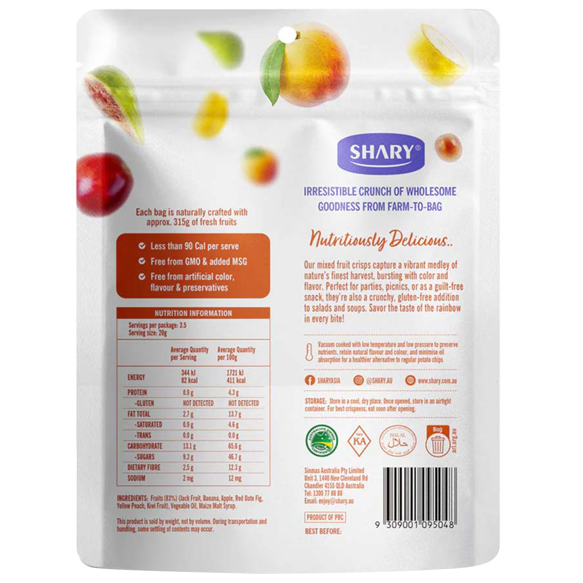 Shary Crisps Mixed Fruit