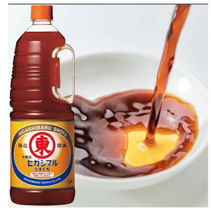 Higashimaru Usukuchi Shoyu Soy Sauce 1.8L x2