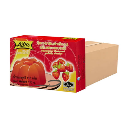 Lobo Sells The Whole Box! Ready-made Gelatin Jelly Strawberry