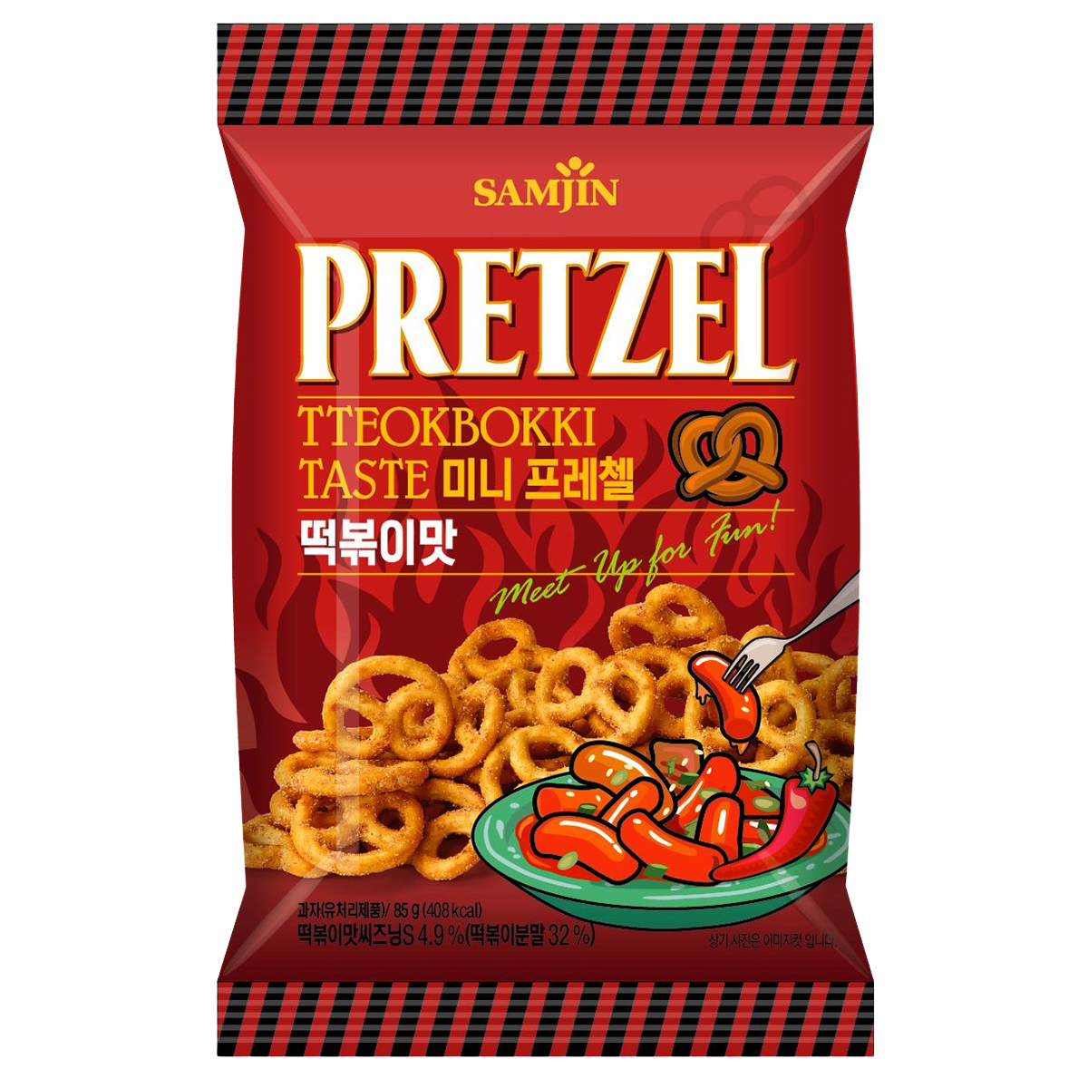 Samjin Pretzels Tteokbokki Taste
