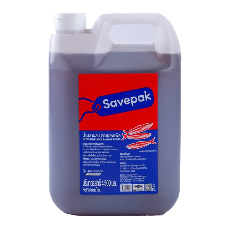 Savepak Mixed Fish Sauce 4.5L