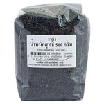 Makro Black Sesame seeds in a 500g package, showing small black sesame seeds suitable for cooking and baking.