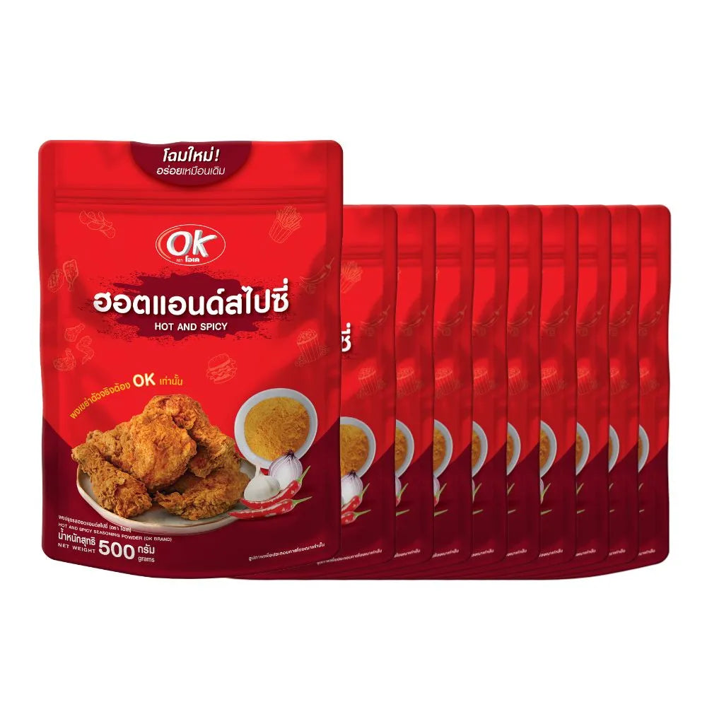 OK Shake Powder Hot And Spicy Flavor 500g